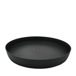 33cm Black Plastic Saucer