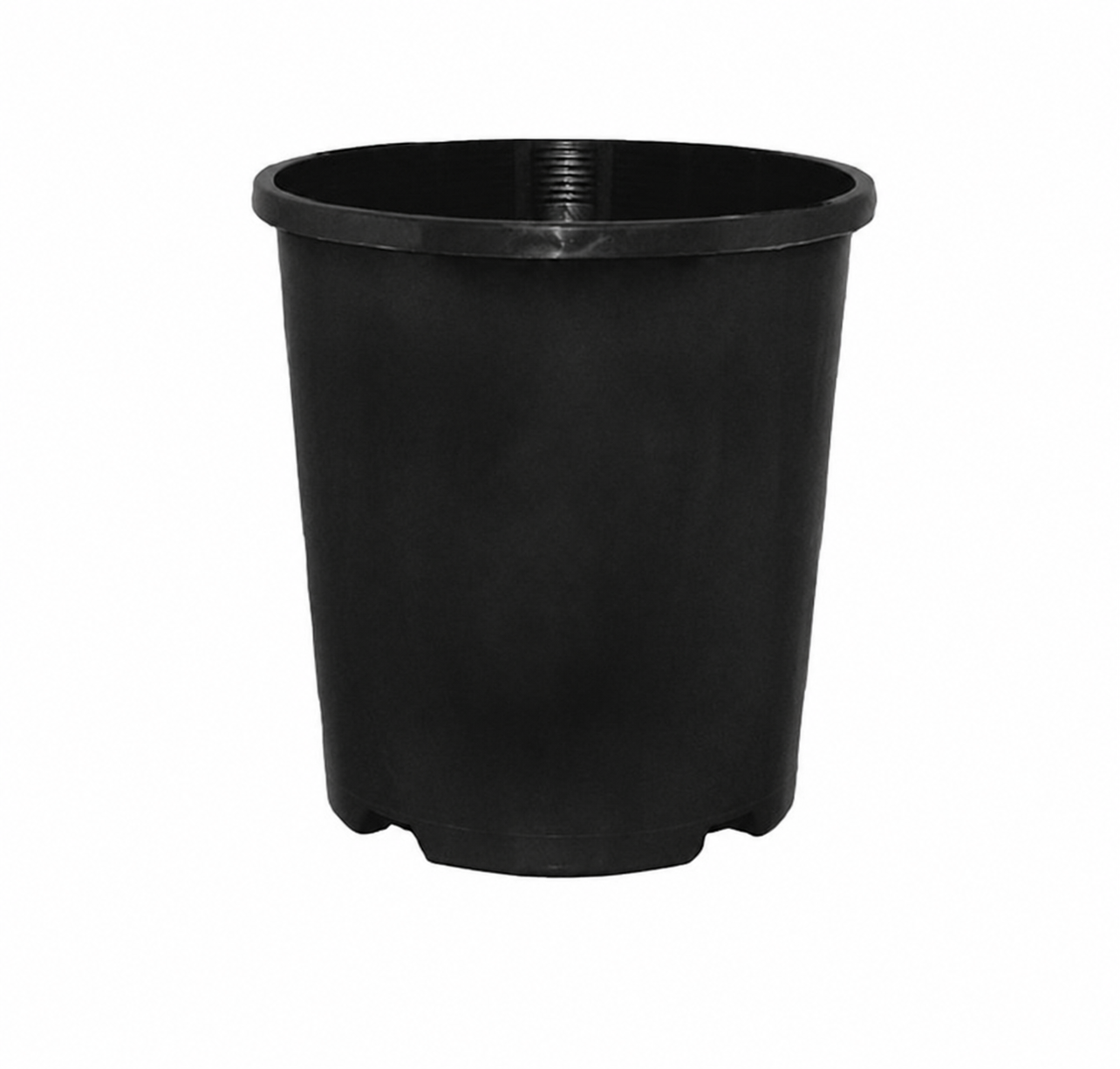 14cm Black Plastic Pot