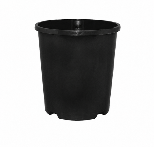 14cm Black Plastic Pot