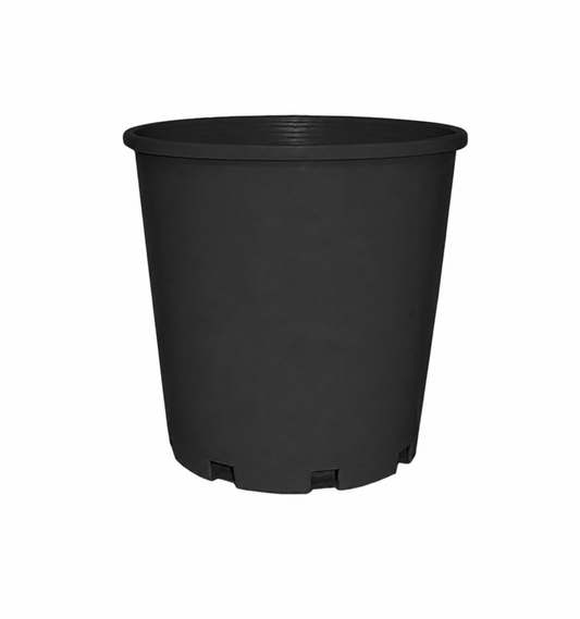 20cm Black Plastic Pot