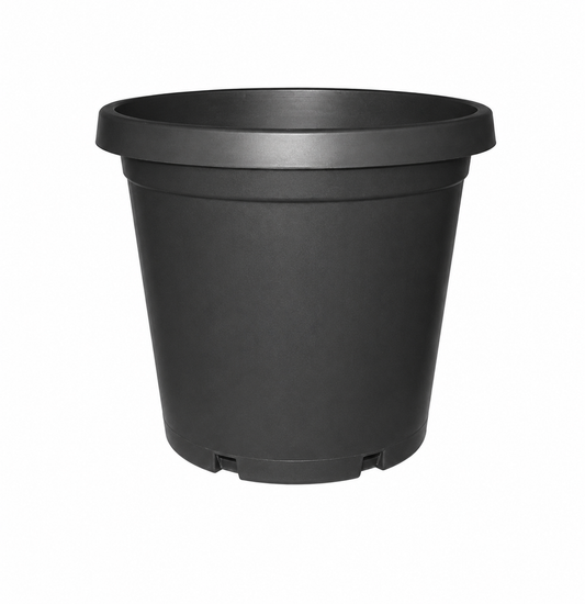 30cm Black Plastic Pot