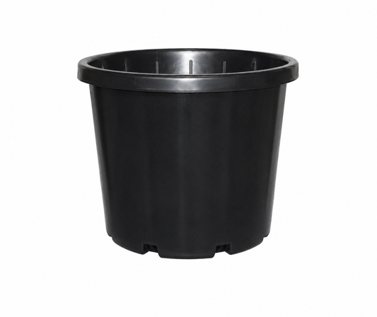 33cm Black Plastic Pot