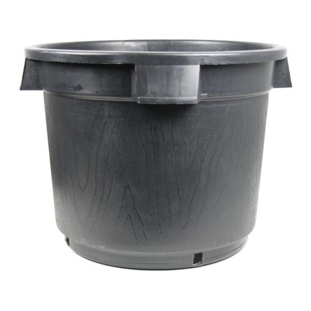 50cm Black Plastic Pot with Handles