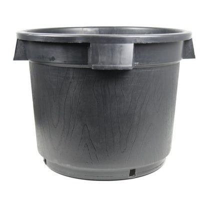 50cm Black Plastic Pot with Handles