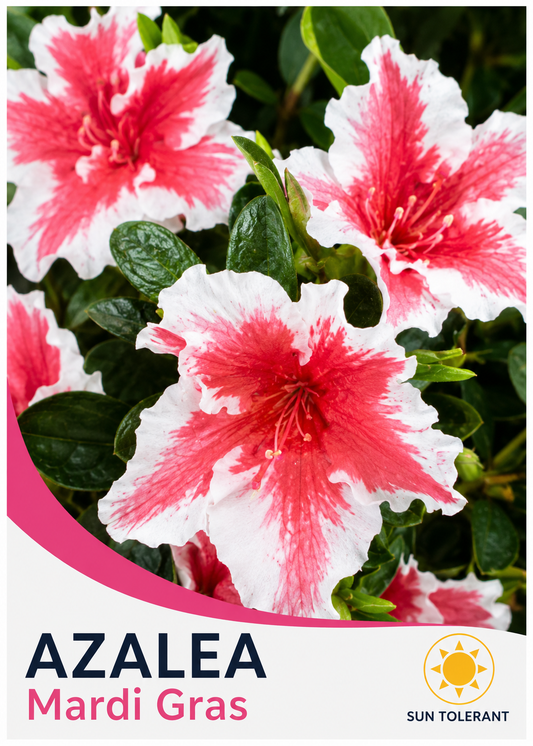 Azalea indica Mardi Gras