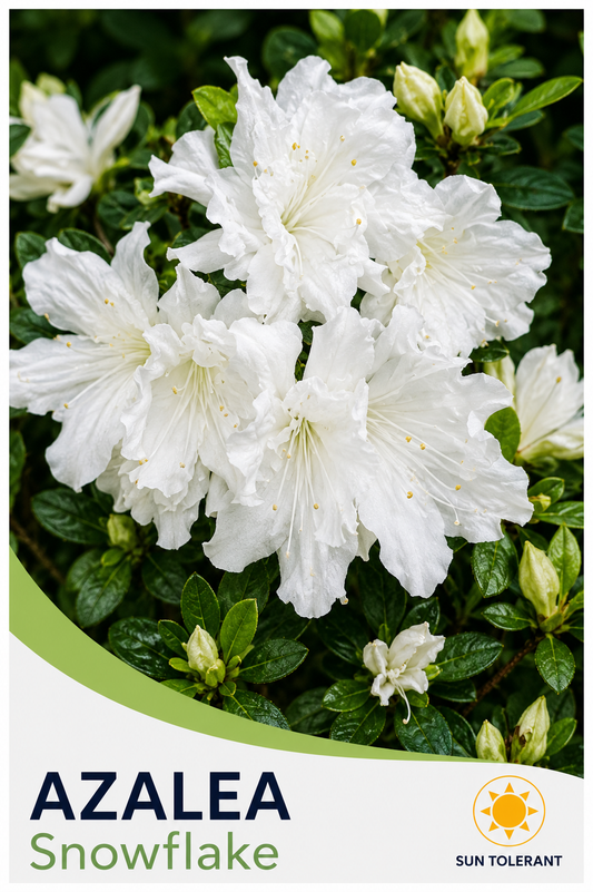 Azalea indica Snowflake