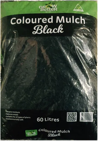 Black Coloured Mulch