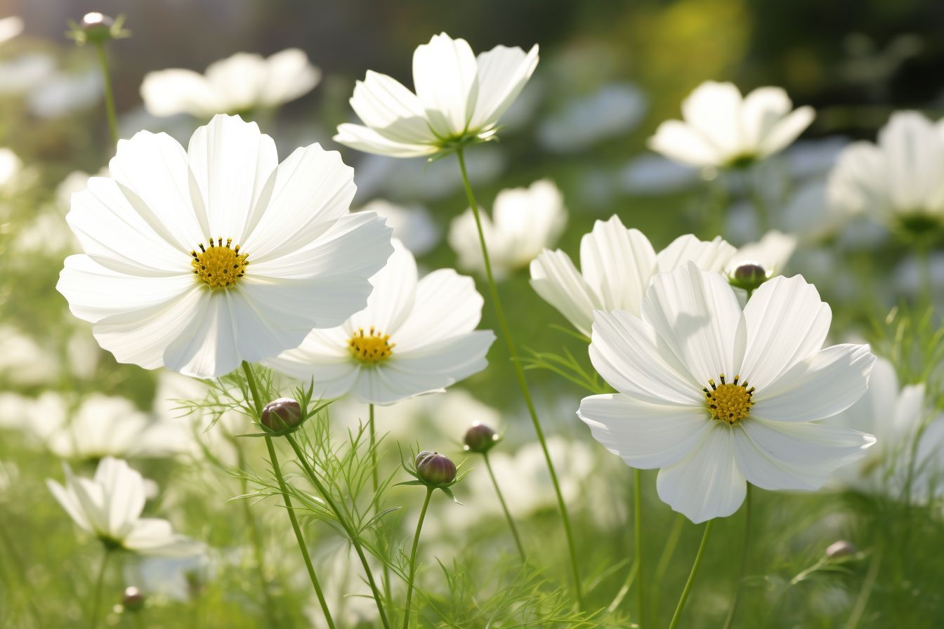 Cosmos spp. White