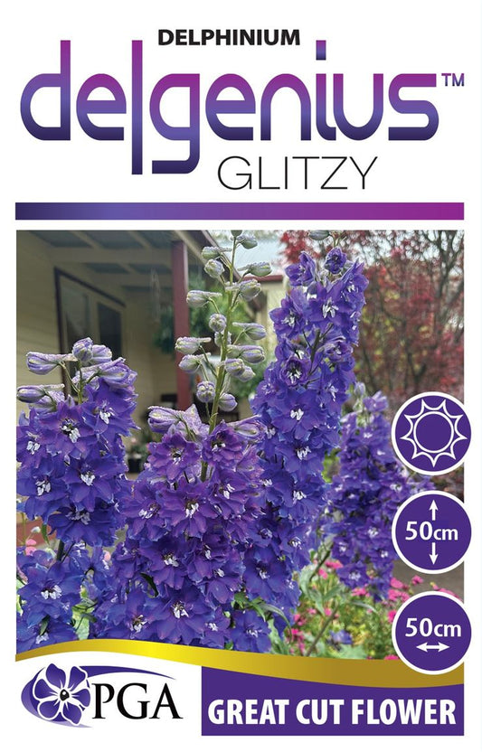 Delphinium DELGENIUS™ ‘Glitzy’
