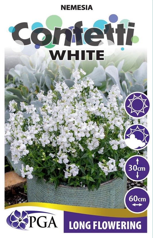 Nemesia ‘White Confetti’